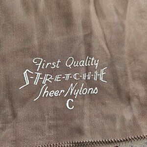 Vintage First Quality Stretch Sheer Nylons C - New - 2 pairs